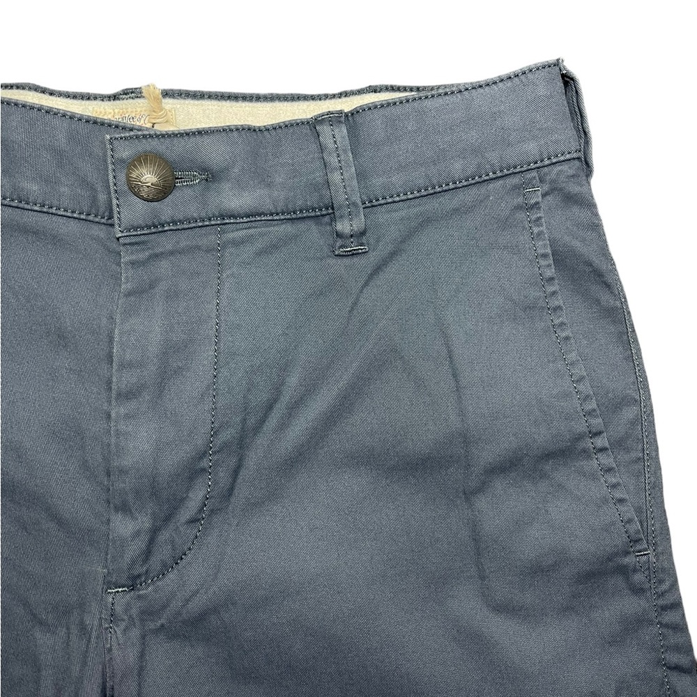 Faherty Shorts Island Life 8" Organic Cotton Chino Golf Blue Mens Size 28 NEW - Picture 14 of 15